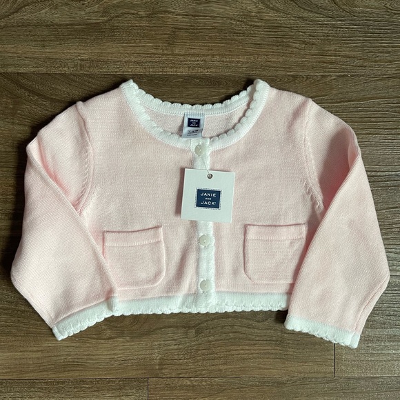 New, tags attached. Janie & Jack Crop Sweater size 12-18 months. - Picture 1 of 1